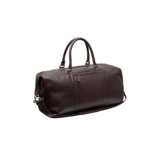 Geanta de voiaj unisex The Chesterfield Brand, din piele moale, Cavoli, Maro inchis