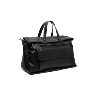 Geanta de voiaj unisex, The Chesterfield Brand, din piele naturala, Lazio, Negru