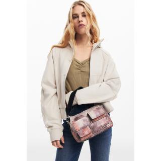 Geanta mica de dama crossbody, Desigual, seria Pocket Blossom Phuket Mini, Multicolor