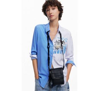 Geanta mica pentru telefon, Desigual, seria Half, Negru