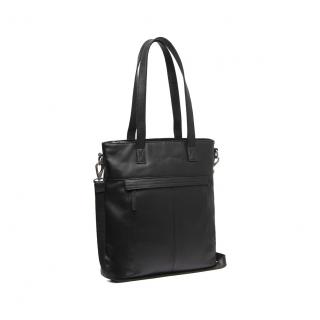 Geanta shopper, din piele naturala, The Chesterfield Brand, Nunavik, Negru