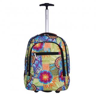 Ghiozdan scolar tip troler, Rio 49 cm, Multicolor