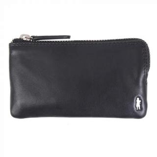 Port chei elegant din piele naturala, Gianni Conti, 509073, Negru