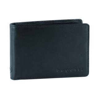 Portofel barbati din piele naturala, bugatti, cu protectie RFID, Primo 301, Negru