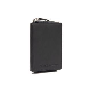 Portofel dama din piele naturala, The Chesterfield Brand, Osum, cu protectie anti scanare RFID, Negru