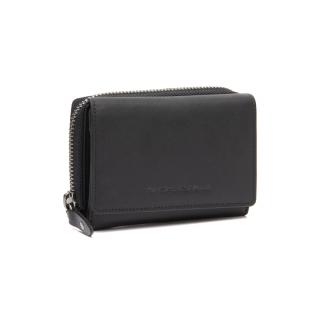 Portofel dama din piele naturala, The Chesterfield Brand, Sorraia, cu protectie anti scanare RFID, Negru