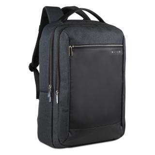 Rucsac barbati, bugatti, seria Sera pentru laptop si cu protectie RFID, Gri antracit