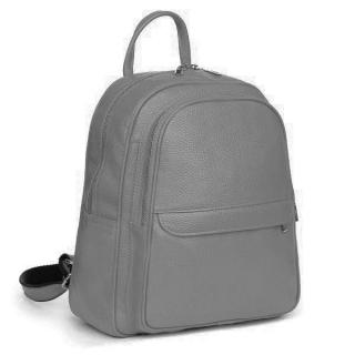 Rucsac dama din piele naturala moale, model 270, Gri