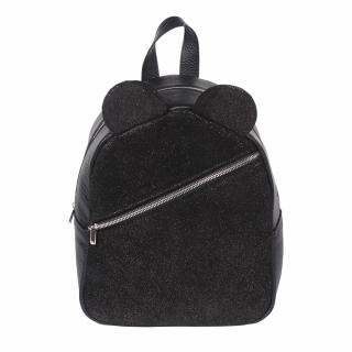 Rucsac dama din piele naturala neagra - Mickey