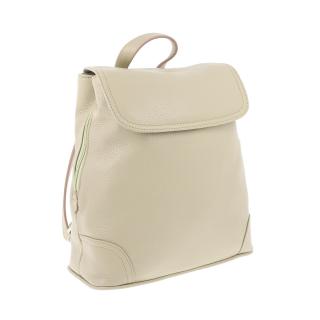 Rucsac de dama din piele naturala, model 097, Bej mat