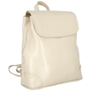 Rucsac de dama din piele naturala, model 097, Bej