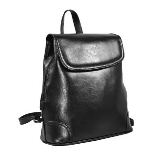 Rucsac de dama din piele naturala, model 097, Negru