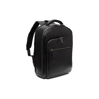 Rucsac de laptop 15 inch piele naturala, The Chesterfield brand, Maggiore, Negru