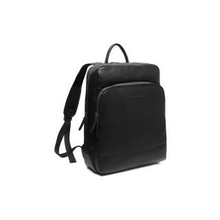 Rucsac de laptop 15 inch piele naturala, The Chesterfield brand, Nicola, Negru