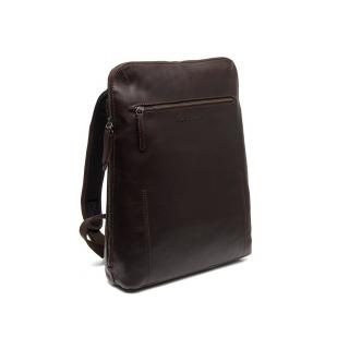 Rucsac de laptop din piele naturala, The Chesterfield Brand, Filmore, Maro inchis