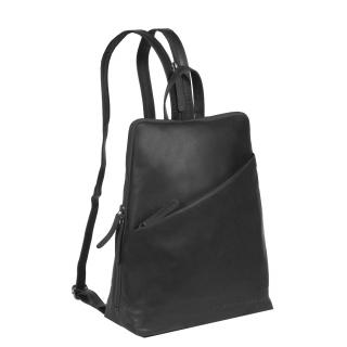 Rucsac The Chesterfield Brand din piele moale, Amanda, Negru