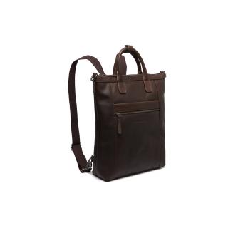 Rucsac, The Chesterfield Brand, din piele naturala, Luisa, Maro inchis