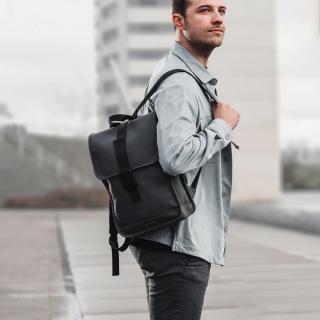 Rucsac unisex impermeabil, pentru laptop, Daniel Ray, seria Oranje, Gri antracit