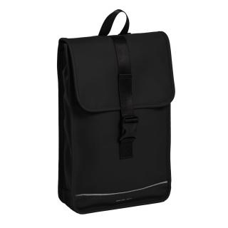 Rucsac unisex impermeabil, pentru laptop de 12 inch, Daniel Ray, seria Fullerton, Negru