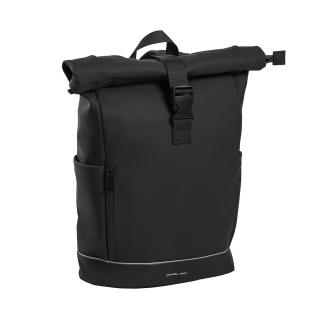 Rucsac unisex impermeabil, pentru laptop de 15.6 inch,  Daniel Ray, seria Highlands M, Negru