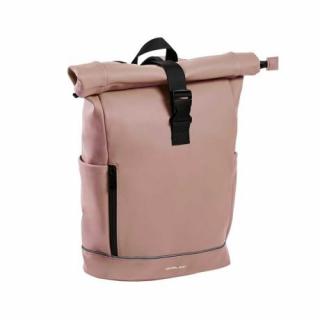 Rucsac unisex impermeabil, pentru laptop de 15.6 inch,  Daniel Ray, seria Highlands M, Roz pudra