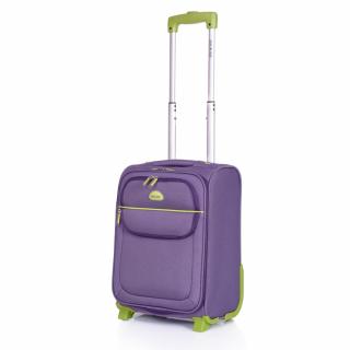 Troler extra mic SUPERLIGHT, material textil impermeabil mov 40 cm