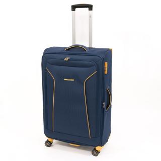 Troler mare, Cruise 78 cm, material textil impermeabil, Bleumarin