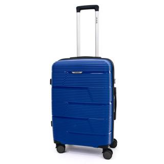 Troler mare Reno 74 cm, Lamonza, material PP, Bleumarin