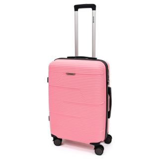 Troler mare Reno 74 cm, Lamonza, material PP, Roz