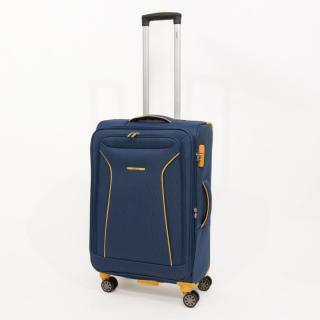 Troler mediu, Cruise 68 cm, material textil impermeabil. Bleumarin