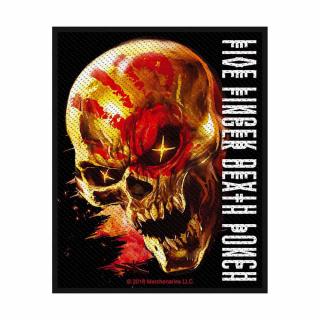 Patch FIVE FINGER DEATH PUNCH STANDARD WOVEN PATCH: AND JUSTICE FO NONE