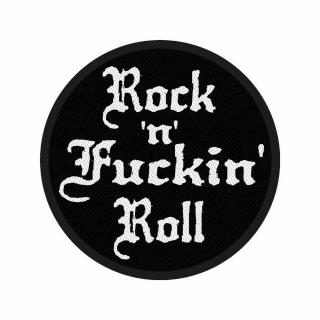 Patch GENERIC STANDARD WOVEN PATCH: ROCK N  FUCKIN  ROLL