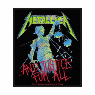 Patch METALLICA STANDARD WOVEN PATCH: AND JUSTICE FOR ALL