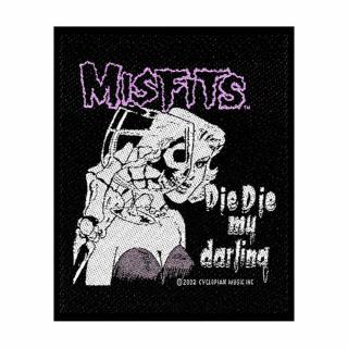 Patch MISFITS STANDARD WOVEN PATCH: DIE DIE MY DARLING