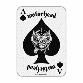 Patch MOTORHEAD STANDARD WOVEN PATCH: ACE OF SPADES CARD