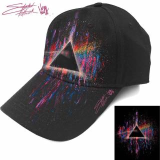 Sapca Pink Floyd Unisex Baseball Cap: Dark Side of the Moon Pink Splatter