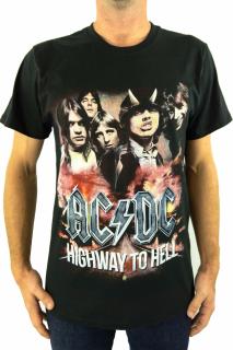 Tricou AC DC - Highway to Hell 2 - Fruit Of The Loom ValueWeight