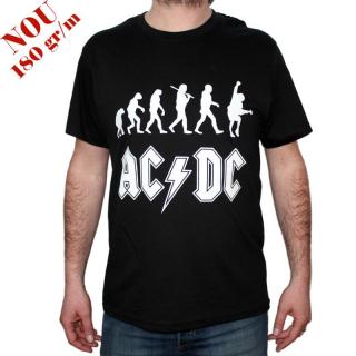 Tricou AC DC - Rock Evolution  - Fruit of the Loom ValueWeight