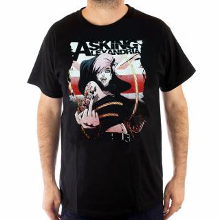 Tricou Asking Alexandria - Middle Finger - Fruit Of The Loom ValueWeight