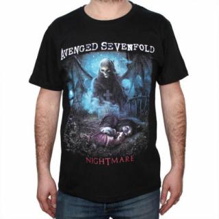 Tricou Avenged Sevenfold - Nightmare - Fruit of the Loom ValueWeight