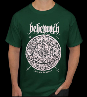 Tricou Behemoth - Polonia Heretica - Forest Green - Fruit of the Loom ValueWeight