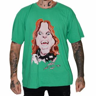 Tricou Caricatura Ozzy - Verde - Fruit of the Loom ValueWeight