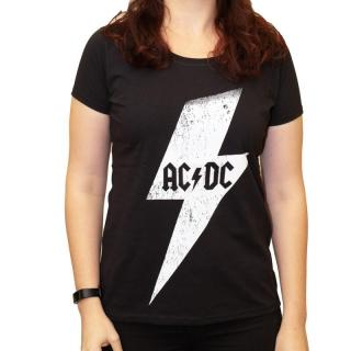 Tricou Femei AC DC - White Thunder