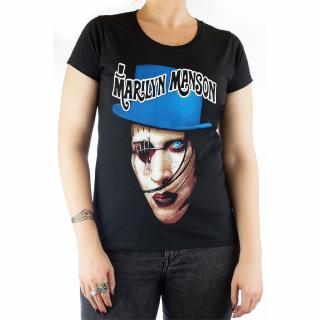 Tricou Femei MARILYN MANSON - Blue Hat