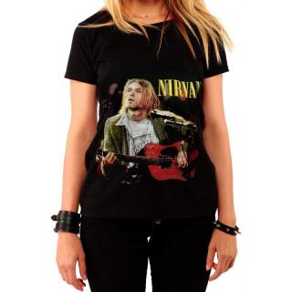 Tricou Femei Nirvana - Kurt chitara