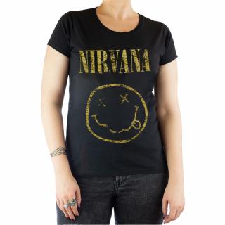 Tricou Femei Nirvana - Rust Smiley