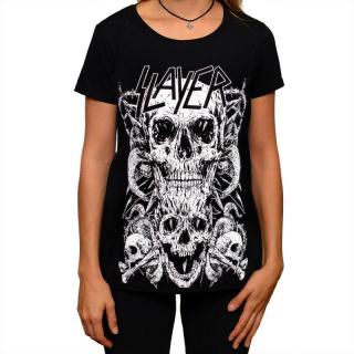 Tricou Femei Slayer - Skull  Bones