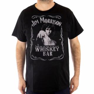 Tricou Jim Morrison - Whiskey Bar - Fruit Of The Loom Heavy Weight