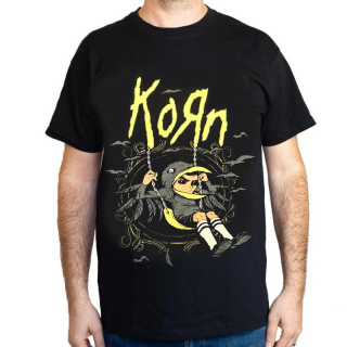 Tricou Korn - Crow - Fruit Of The Loom ValueWeight