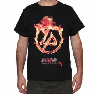 Tricou Linkin Park - Burning In The Skies - Fruit of the Loom ValueWeight